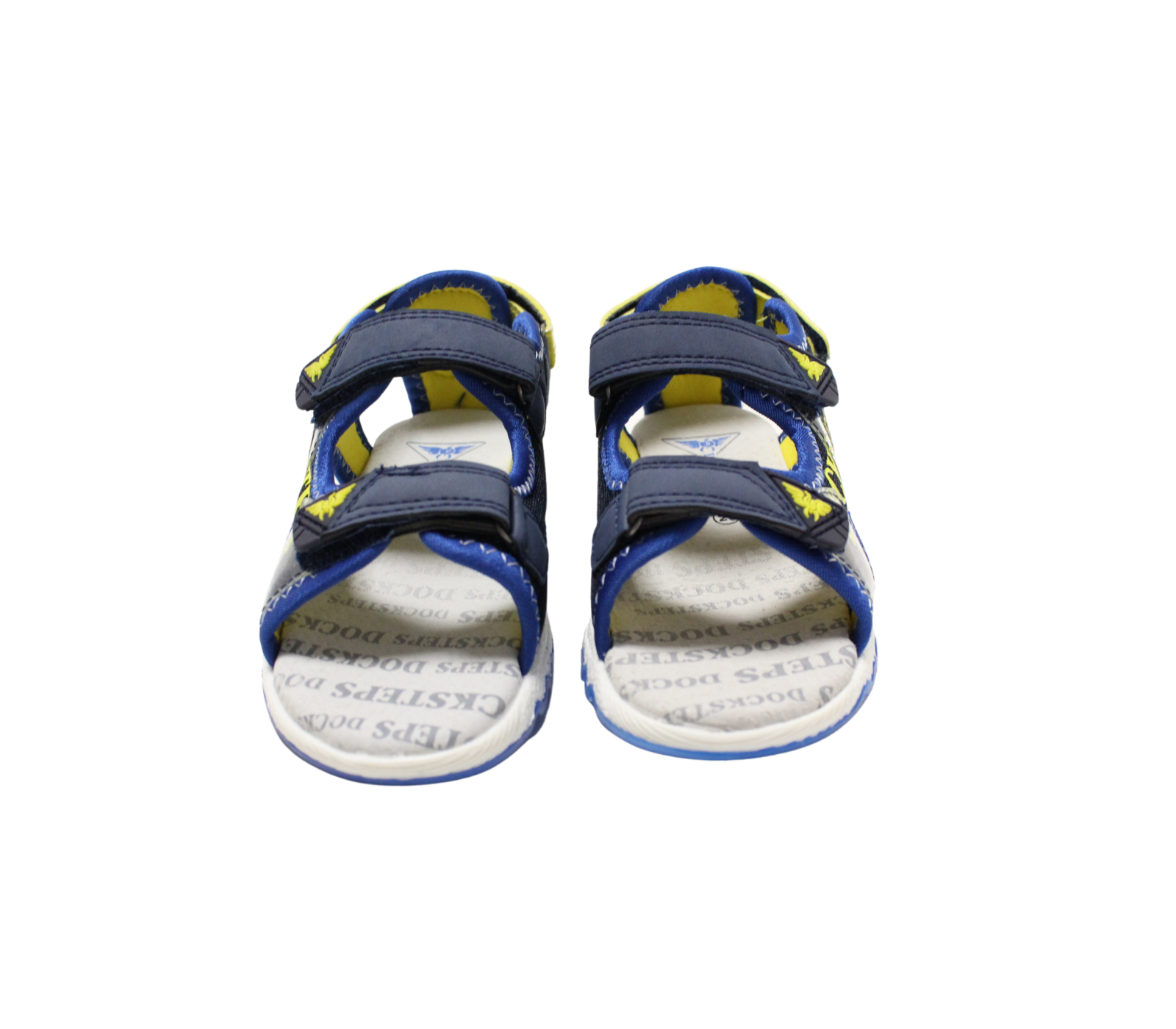 Sandali da Bambino con Chiusura in Velcro Blu e Logo 