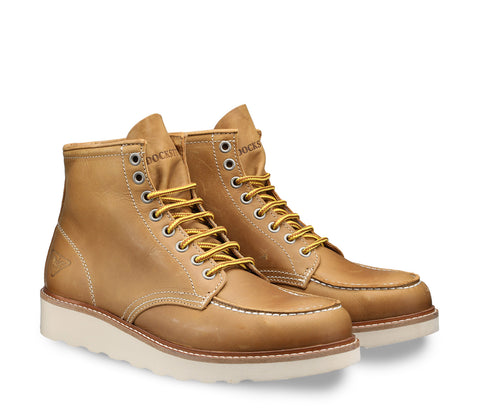 Men's Leather Boot Yellow
