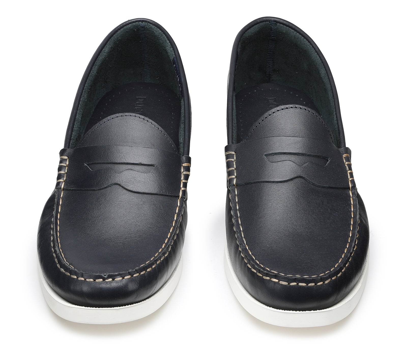 Mocassini da Uomo in Pelle Blu