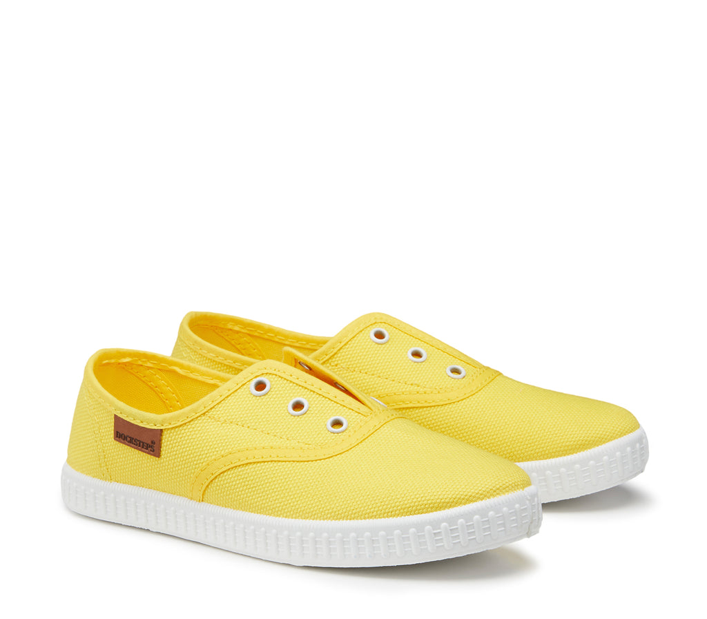 Sneakers Kids in Canvas Giallo